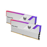 Acer Predator 32GB Kit (2x16GB) VESTA II RGB Silver BL.9BWWR.366 DDR5 6000MHz CL30 Memory AMD EXPO & Intel XMP 3.0 (RM-AV5D32W)